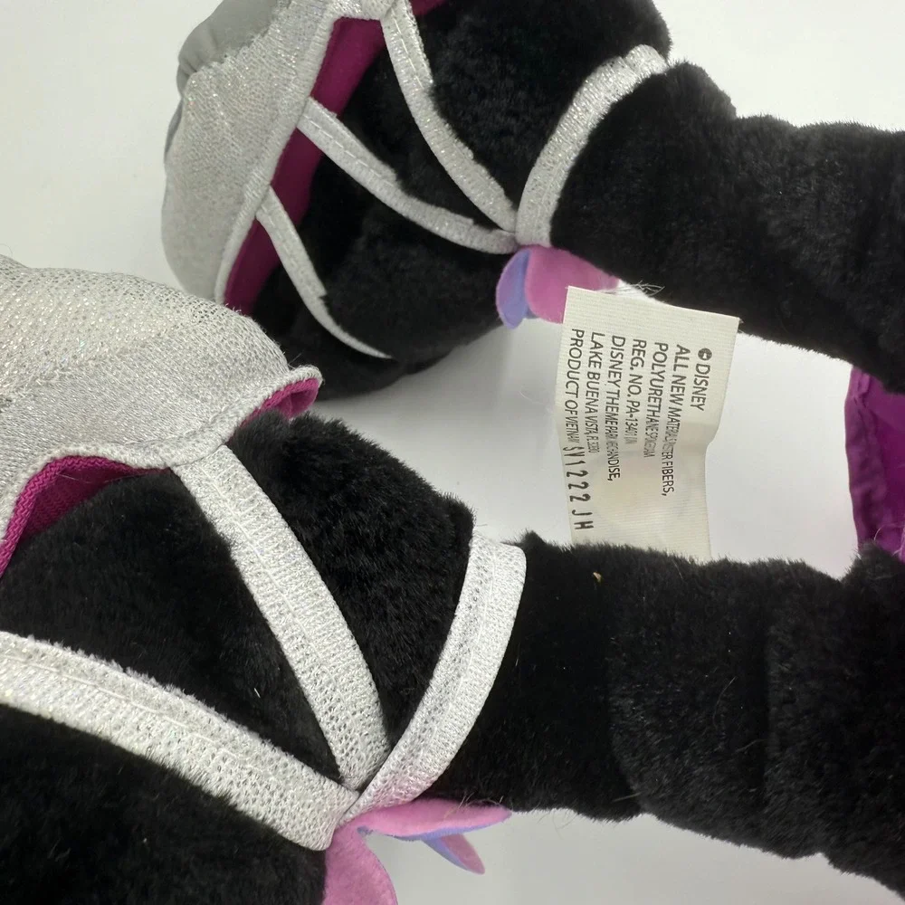 Disney Parks Minnie Mouse Plush Purple Dress‎ Tiara Authentic